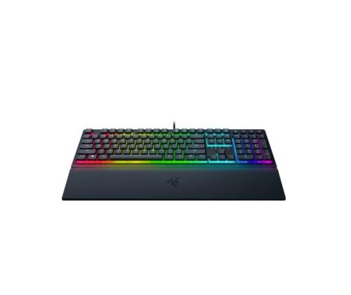 Razer Ornata V3 Wired Gaming Keyboard RGB, Mecha Membrane Switch, DE, Black