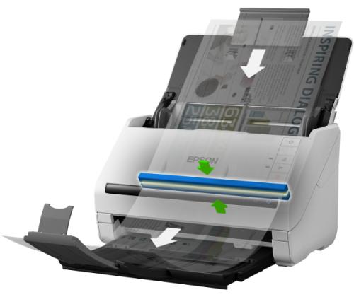 Epson WorkForce DS-770II Scanner A4 Colour 45 ppm 600x600 DPI, Duplex, ADF, USB