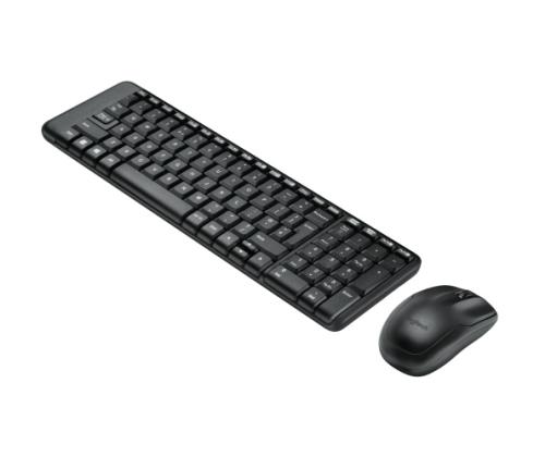 Logitech MK220 Combo Wireless Keyboard + Mouse, US, Black (SPEC)