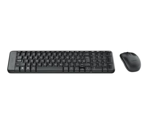 Logitech MK220 Combo Wireless Keyboard + Mouse, US, Black (SPEC)