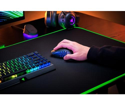 Razer Naga V2 Pro Wireless Gaming Mouse RF Wireless + Bluetooth + USB-C, 30000 DPI, Black