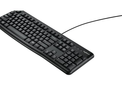 Logitech K120 Wired Keyboard USB-A US Int, Black (SPEC)