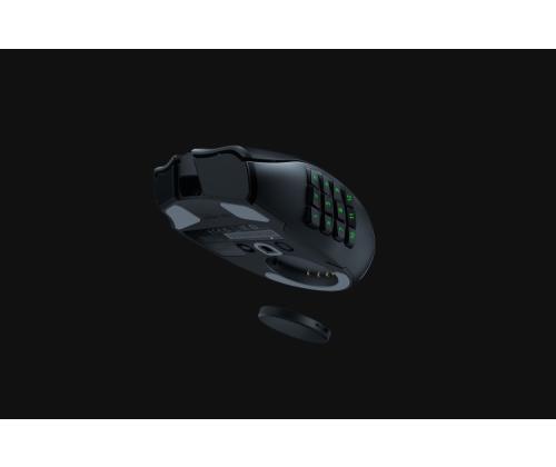 Razer Naga V2 Pro Wireless Gaming Mouse RF Wireless + Bluetooth + USB-C, 30000 DPI, Black