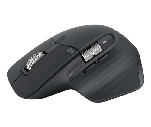 Logitech MX Master 3S Wireless Mouse RF Wireless + Bluetooth, 8000 DPI, Graphite