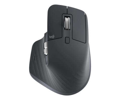 Logitech MX Master 3S Wireless Mouse RF Wireless + Bluetooth, 8000 DPI, Graphite