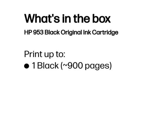 HP 953 (L0S58AE) Ink Cartridge, Black