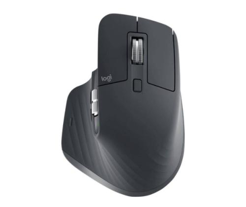 Logitech MX Master 3S for Business Wireless Mouse RF Wireless + Bluetooth, Laser, 8000 DPI, Graphite