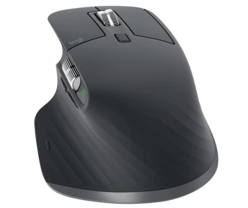 Logitech MX Master 3S for Business Wireless Mouse RF Wireless + Bluetooth, Laser, 8000 DPI, Graphite