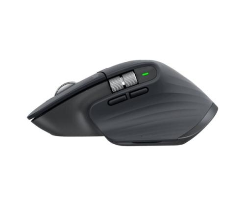 Logitech MX Master 3S for Business Wireless Mouse RF Wireless + Bluetooth, Laser, 8000 DPI, Graphite