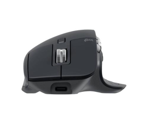 Logitech MX Master 3S for Business Wireless Mouse RF Wireless + Bluetooth, Laser, 8000 DPI, Graphite