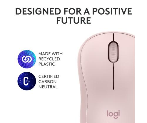 Logitech M240 Silent Wireless Mouse, Bluetooth, Rose