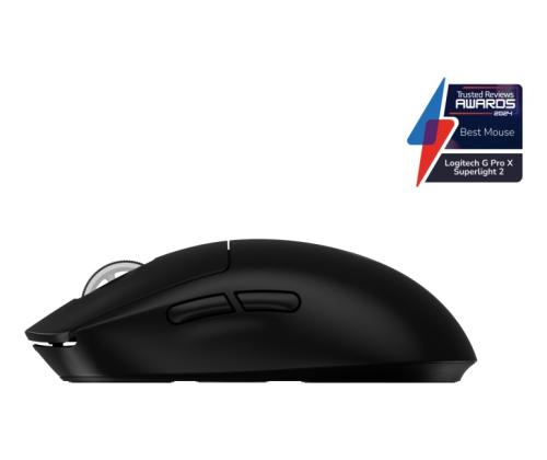 Logitech G PRO X Superlight 2 Wireless Gaming Mouse, RF Wireless, 32000 DPI, Black