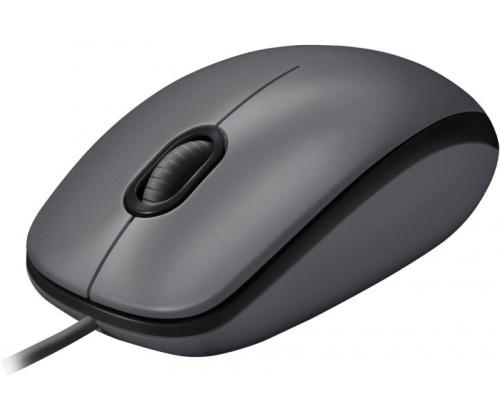 Logitech M100 Mouse Black USB - EMEA