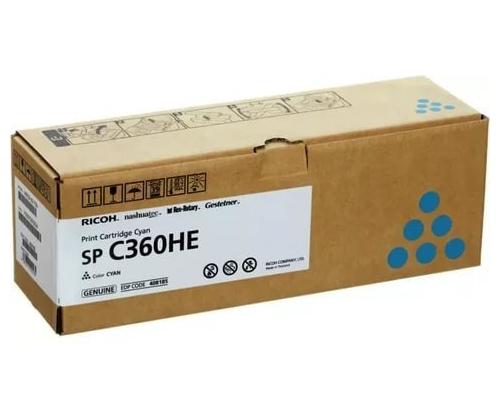 Ricoh SP C360HE (408185) Toner Cartridge, Cyan