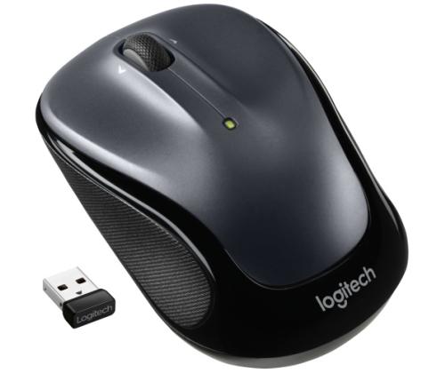 Logitech M325s (910-006812) mouse RF Wireless Optical 1000 DPI, Black/Dark Grey