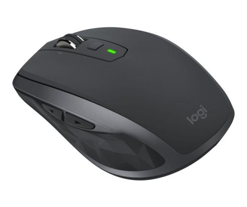 Logitech MX Anywhere 2S Wireless Mouse, RF Wireless + Bluetooth, 4000 DPI, Graphite