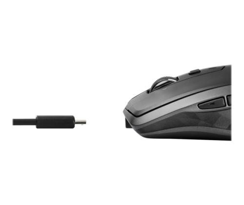 Logitech MX Anywhere 2S Wireless Mouse, RF Wireless + Bluetooth, 4000 DPI, Graphite