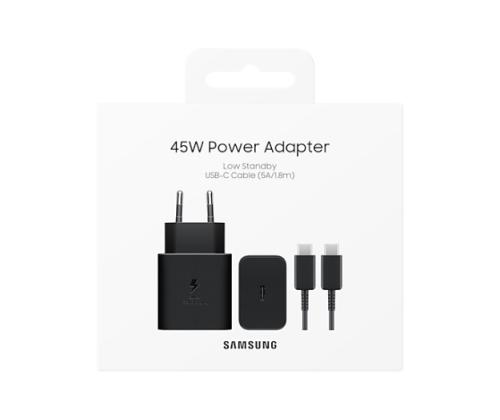 Samsung 45W AC Power Adapter (2024) USB-C, Black