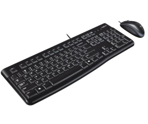 Corded Keyboard and Mouse Logitech MK120, US 920-002562