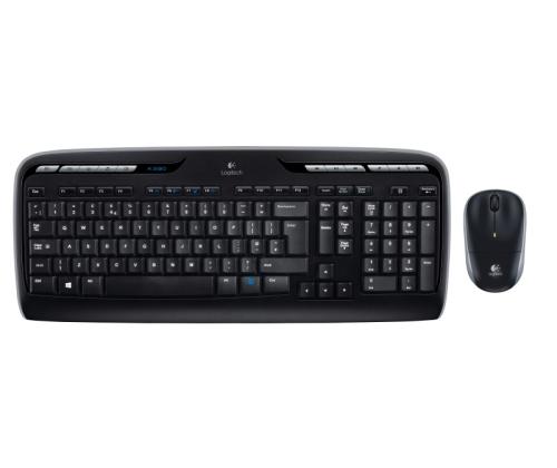 Logitech MK330 Combo Wireless Keyboard + Mouse, US INT, Black