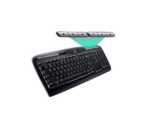 Logitech MK330 Combo Wireless Keyboard + Mouse, US INT, Black