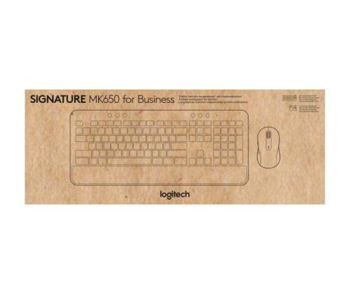 Logitech Signature MK650 Combo for Business Keyboard + Mouse, Wireless, US INT (Qwerty), Graphite