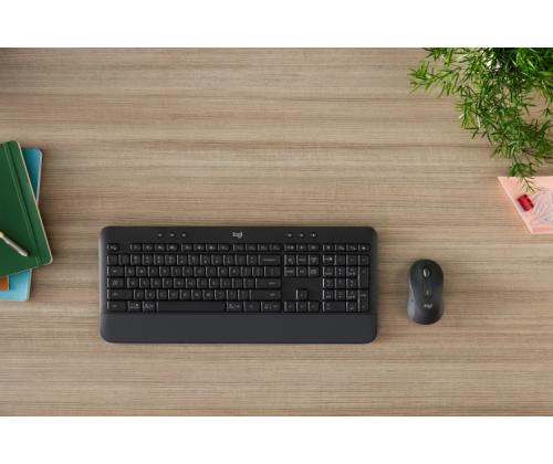 Logitech Signature MK650 Combo for Business Keyboard + Mouse, Wireless, US INT (Qwerty), Graphite