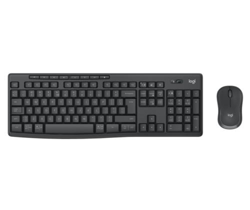 Logitech MK370 Combo for Business Wireless Keyboard + Mouse, RF Wireless+Bluetooth, US Int, Graphite