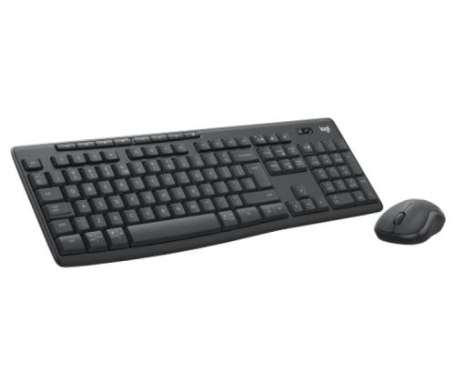 Logitech MK370 Combo for Business Wireless Keyboard + Mouse, RF Wireless+Bluetooth, US Int, Graphite