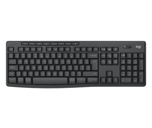 Logitech MK370 Combo for Business Wireless Keyboard + Mouse, RF Wireless+Bluetooth, US Int, Graphite