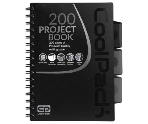 Spiral note book A5 Coolpack Black