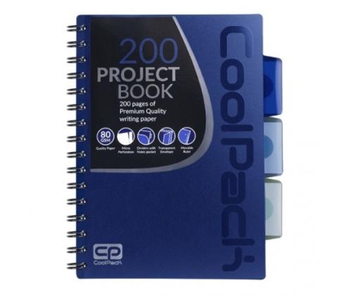 Spiral note book A5 Coolpack Dark Blue