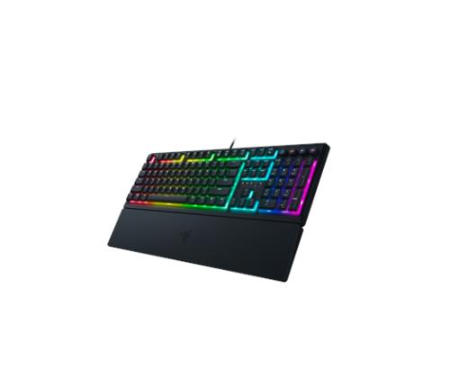 Razer Ornata V3 Wired Gaming keyboard, USB, RGB LED, US, Mecha-membrane switch, Black