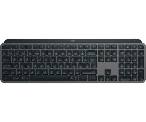 Logitech MX Keys S Wireless Keyboard, RF Wireless+Bluetooth, Illuminated, US Int, Graphite
