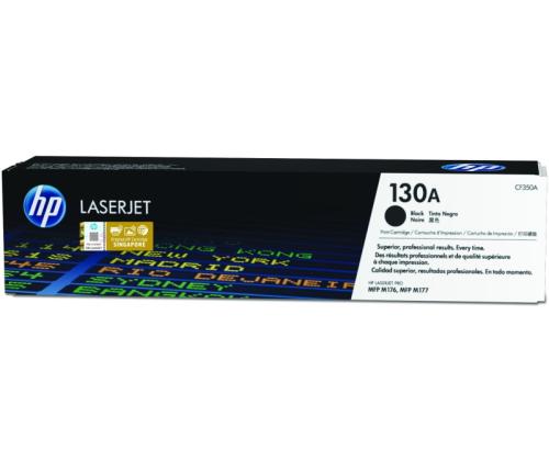HP 130A (CF350A) Toner Cartridge, Black