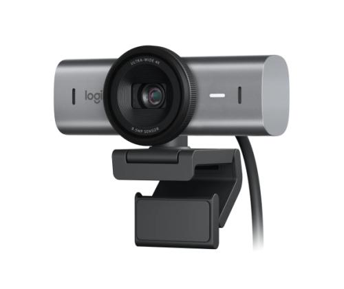 Logitech MX Brio Webcam, 8.5 MP, 4K Ultra HD 3840x2160, USB-C, Graphite