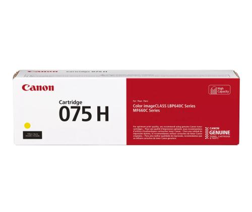 Canon CRG 075H Y (6366C002) Toner Cartridge, Yellow