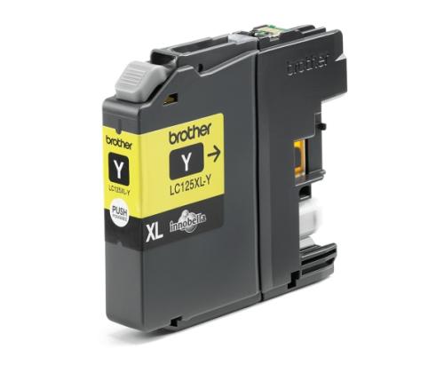 Brother LC125XL (LC125XLY) Ink Cartridge, Yellow