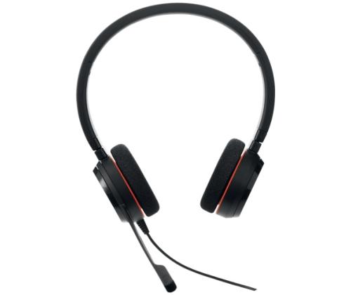Jabra Evolve 20 UC Stereo Wired Headset, USB-C/A, Black