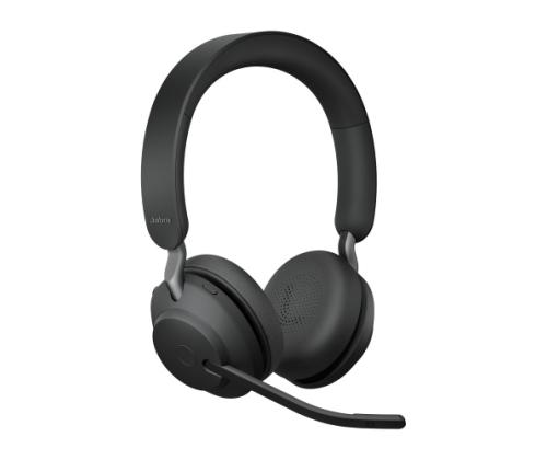 Jabra Evolve2 65 UC Stereo Headset Wireless Head-band Office/Call center USB Type-A Bluetooth Black