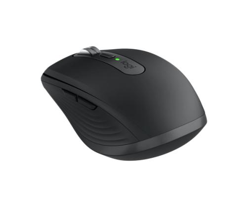 Logitech MX Anywhere 3S for Business Wireless Mouse, RF Wireless + Bluetooth, 8000 DPI, Graphite