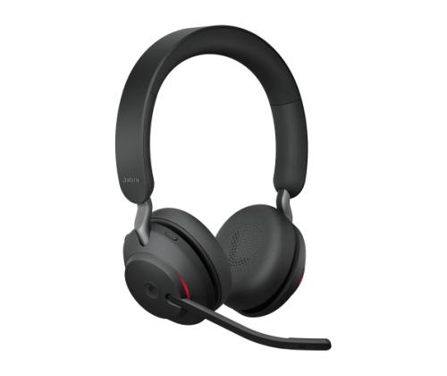 Jabra Evolve2 65 MS Stereo Wireless Headset, Bluetooth, USB-A, Black
