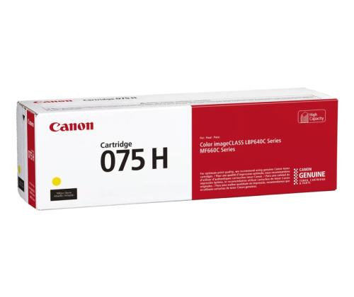 Canon CRG 075H Y (6366C002) Toner Cartridge, Yellow