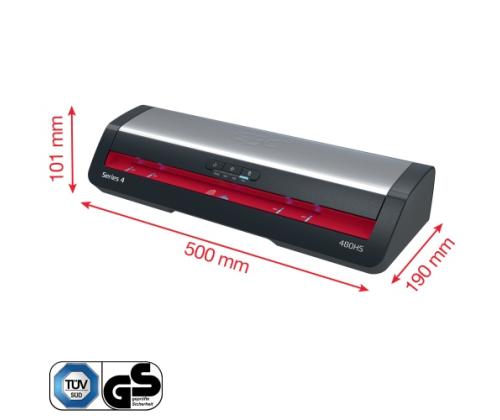 GBC 480HS Office Laminator A3, 800 mm/min, Black/Gray