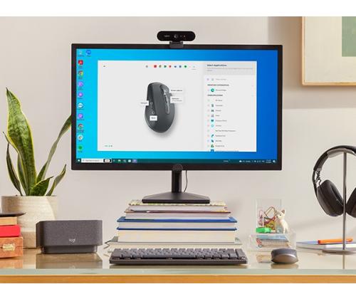 Logitech MX Anywhere 3S for Business Wireless Mouse, RF Wireless + Bluetooth, 8000 DPI, Graphite
