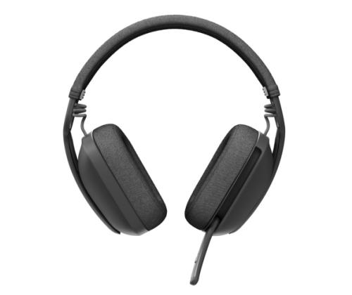 Logitech Zone Vibe Wireless UC Wireless Headphones, USB-C Bluetooth receiver, Graphite