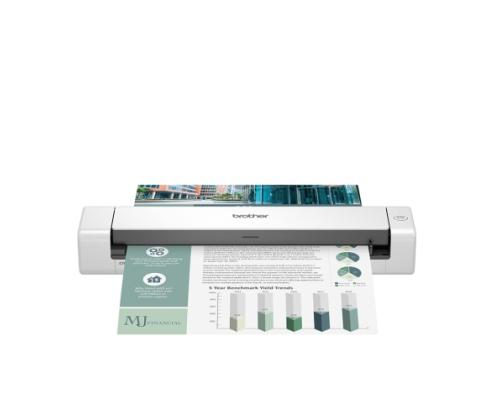 Brother DS-740D Portable Document Scanner, A4 Colour 30 ppm, USB