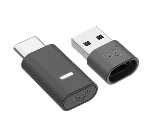 Logitech Zone Wireless 2 UC Wireless Headset, USB-C, USB-C Bluetooth receiver, Graphite