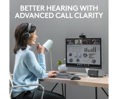 Logitech Zone Wireless 2 UC Wireless Headset, USB-C, USB-C Bluetooth receiver, Graphite