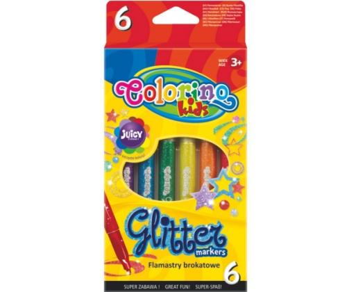 Colorino Kids Glitter markers 6 colours